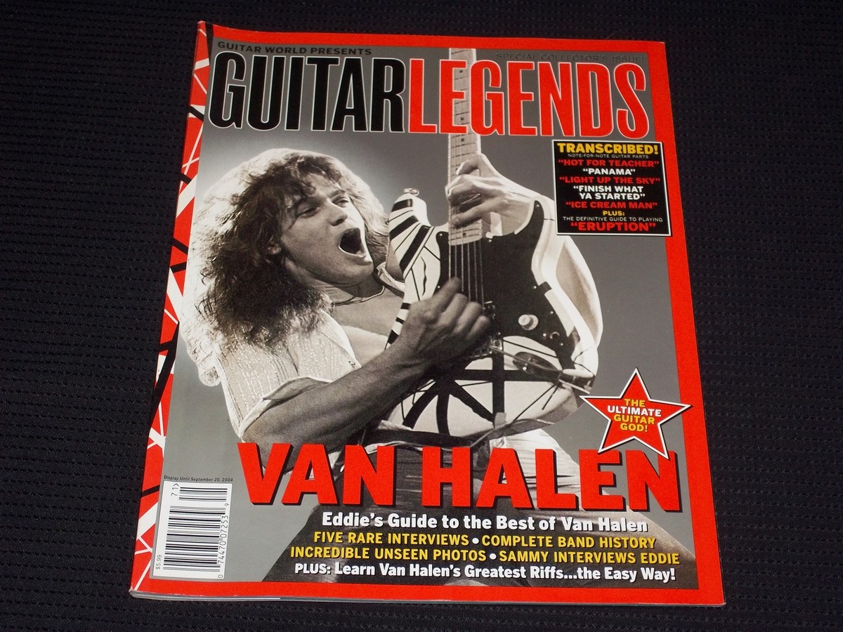 2004 GUITAR LEGENDS EDDIE VAN HALEN MAGAZINE - L 17156 | eBay
