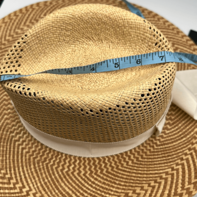 Raffaelo  BettiniBI-COLOR PANAMA PAMELA BOW HAT  straw Hat New With Tags Raffaelo BettiniBI-COLOR PANAMA PAMELA BOW HAT straw Hat New  main image 3