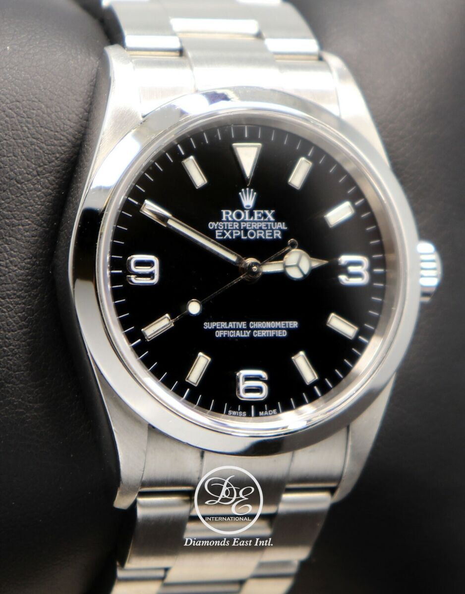Rolex Explorer I 114270 Steel Oyster Black 36mm Watch Box