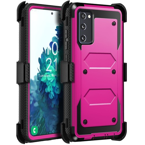 Für Samsung Galaxy S20 FE 5G robuste stoßfeste robuste Hülle Cover mit Gürtelclip - Bild 25 von 54