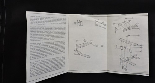 Esci 1/72 French WWI SE 5A Aircraft Model Kit Open Box Plastic Parts Sealed - Picture 4 of 6