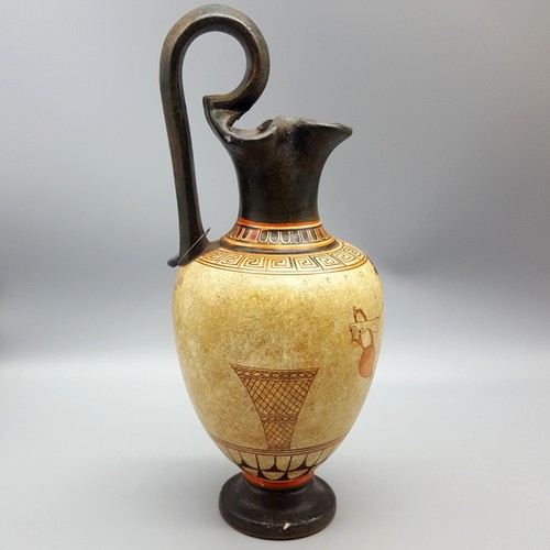 Ancient Greek 430 BC Athens Greece Museum Replica Atalanta Lekythos Pitcher READ - Picture 4 of 12