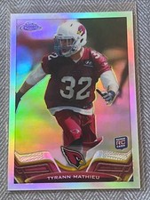2013 Topps Chrome Tyrann Mathieu RC Cardinals #4 Silver Refractor Honey Badger!