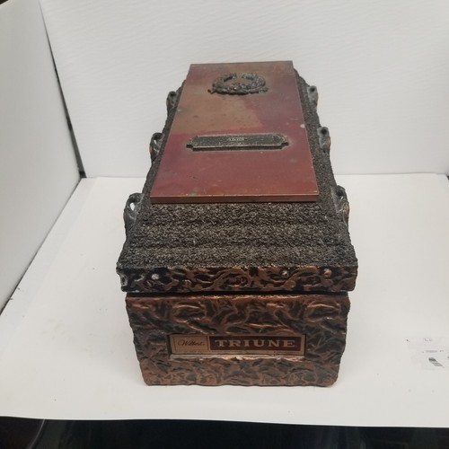 Vintage Wilbert Triune Concrete Burial Casket Vault Salesman Sample Display - Picture 14 of 17
