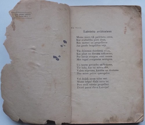 1933 colección de artículos de aviación, libro letón - Imagen 2 de 12
