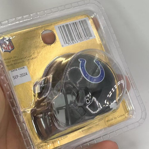 Indianapolis Colts Gold Pocket Pro Helmet – Riddell 2024 NFL Limited Edition - Picture 5 of 5
