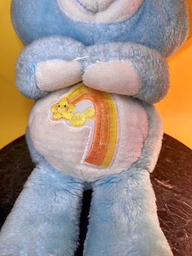 Care Bears shooting star plush 1983 shooting star Aqua 12” stuffed wish bear - Picture 2 of 6