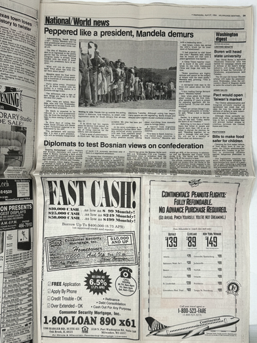 Lot of 11 Milwaukee Journal Newspapers Dahmer, Pope, Space Shuttle, Carter - Picture 9 of 22