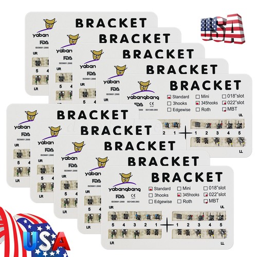 Dental Orthodontic Brackets Braces /Supper Elastic Niti Arch Wires Round USA - Picture 35 of 101