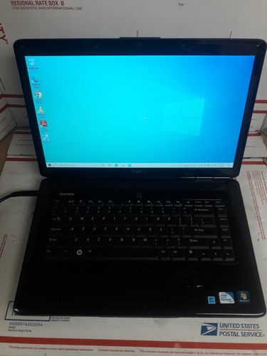 Dell Inspiron 1545 Webcam Dual-Core T4500 2GB RAM 60GB HDD Win 10 Office 2K7 #62 - Picture 1 of 13