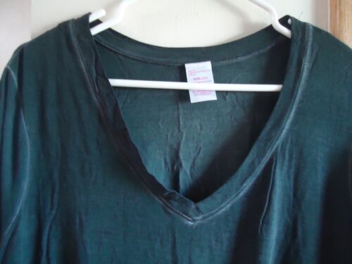 NWT No Boundaries Tie Front V Neck T-Shirt Juniors Size XXXL (21) Black - Picture 2 of 8