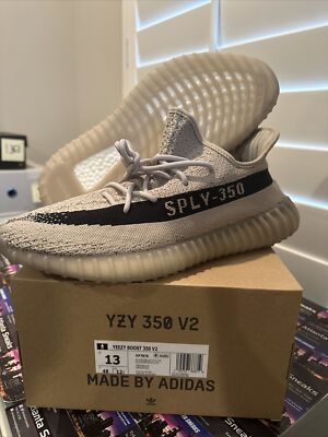 スニーカー adidas YEEZY BOOST 350 V2 SLATECORE BLACKSLATE  HP7870 Adidas Yeezy Boost 350 V2 Slate Core Black HP7870 Size US 9