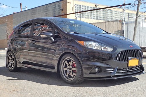 RALLYARMOR 2014-2019 FORD FIESTA ST RALLY ARMOR UR MUD FLAPS BLACK / GREY - Foto 2 di 5