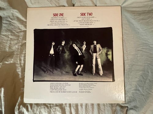 AC/DC Highway To Hell Vinyl LP Album Atlantic SD 19244 - Imagen 2 de 4