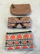 Lot of 3 women's wallets / wristlets