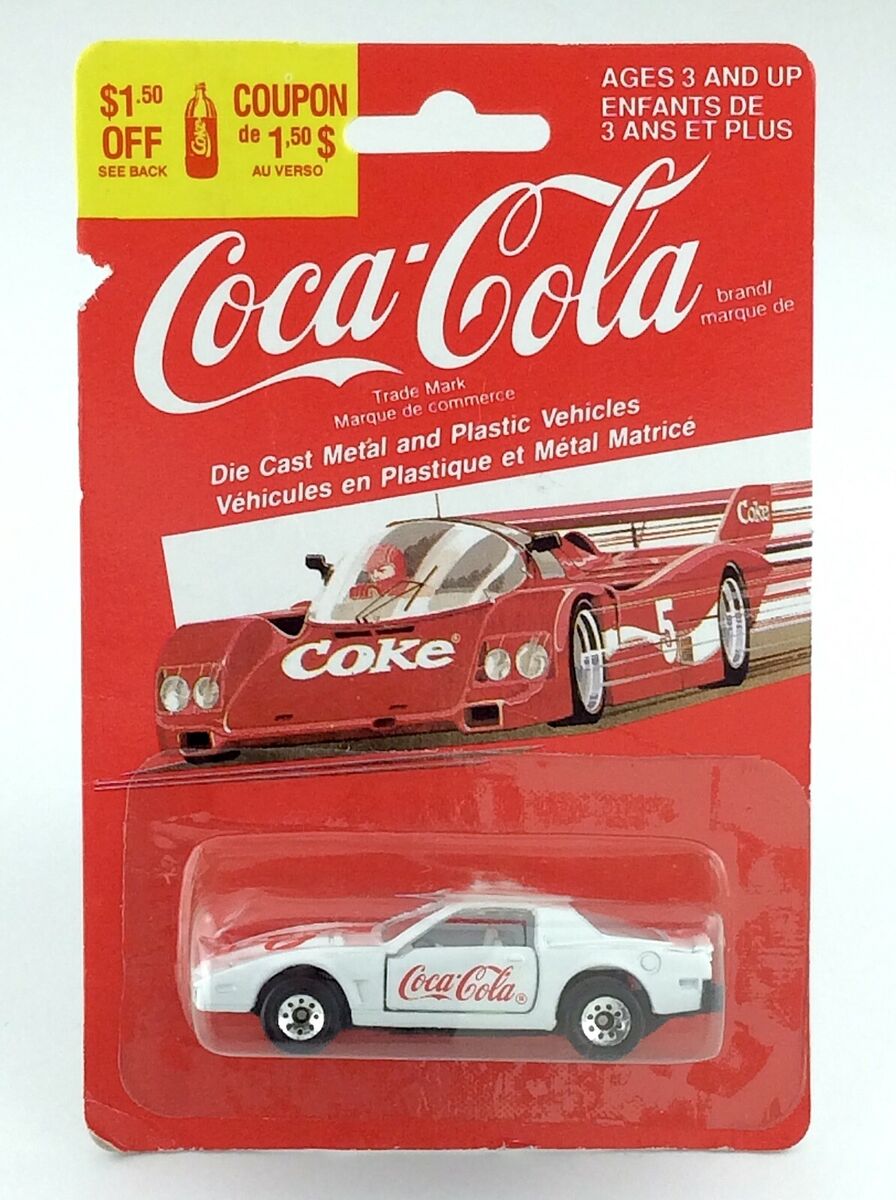 Coca Cola Car Coke Diecast Metal Vehicle 1988 Team Turbo M704