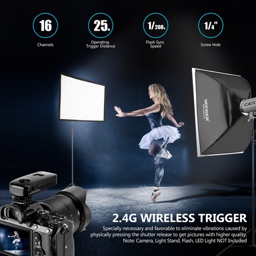 Neewer FC-16 3-in-1 2.4G 16 Channels Wireless Remote Flash Trigger for Sony - Picture 5 of 7
