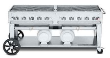 Crown Verity, Inc. 72in Stainless Steel Country Club Charbroiler Grill - LP