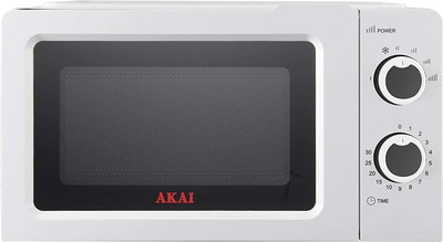 Akai akmw 20sg Microwave White 20 litre 700 Watt 5 power supply timer | eBay