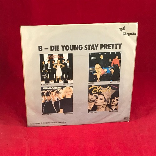 BLONDIE Atomic 1979 German 7" vinyl single Die Young Stay Pretty original 45 - Picture 2 of 4