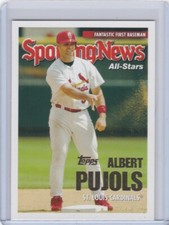 2005 Topps Sporting News #719 Albert Pujols Cardinals Free Shipping READ!