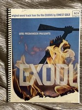 Exodus Soundtrack-Vintage Vinyl Record Cover Notebook/Journal Handmade Upcycled