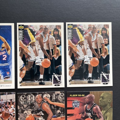 Mitch Richmond 12 x Karten LOT w 1990-91 Fleer #67 & 1996-97 SP Championship #140 - Bild 3 von 10