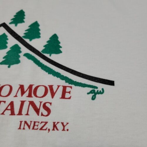 Camiseta De Colección Screen Stars Mejor Talla XL Faith To Move Mountains Gráfica - Imagen 4 de 7