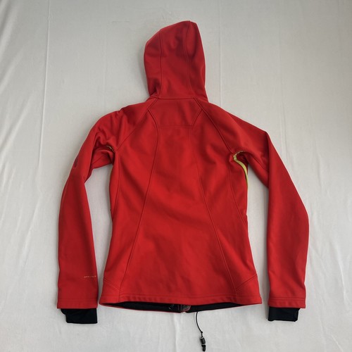 Columbia Jacket Womens Small Omni-Heat Red Hooded Coat Full Zip Outerwear - Picture 10 of 11