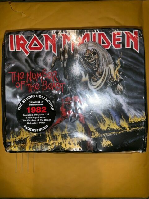 Exclusive Limited Edition 24 Carat Gold Disc Number Of The Beast Iron Maiden Exclusive Limited Edition 24 Carat Gold Disc Number Of The Beast Iron Maiden