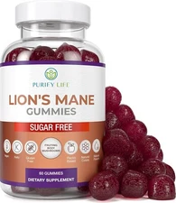 Purify Life Sugar Free Lions Mane Supplement Gummies - Nootropic Supplement