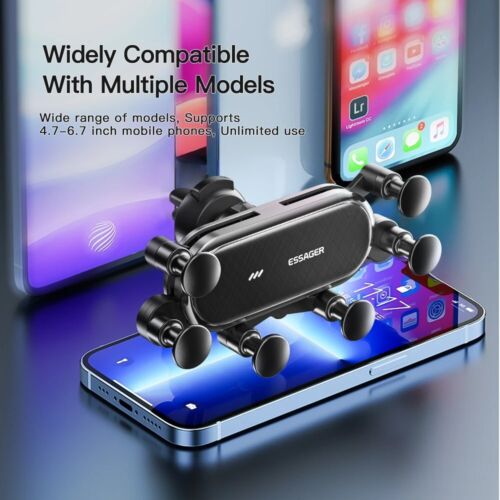 Gravity Car Phone Holder Air Vent Mount for iPhone Xiaomi Samsung Universal - Picture 5 of 17
