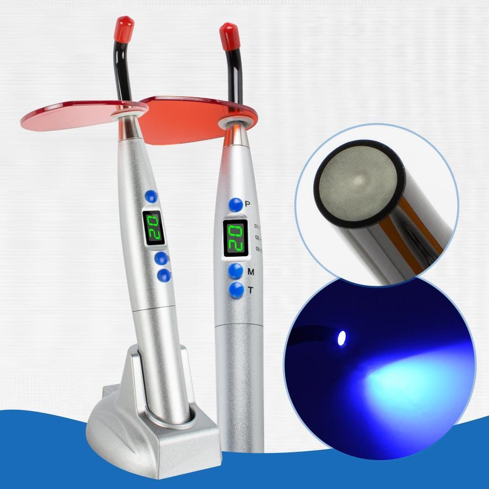 Denshine Wireless Dental Curing Light Lamp 1500mw Power Perfect