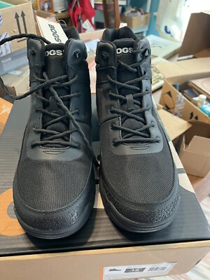BOGS black waterproof boots mens 15 new in box w/tags