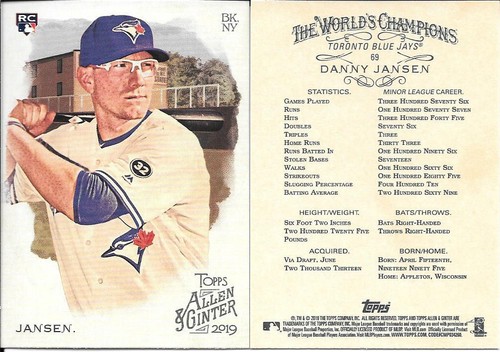 2019 TOPPS ALLEN & GINTER..YOU PICK..FROM LIST..1-200 - Picture 65 of 182