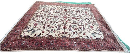 Genuine Antique Persiann hand knotted Tabrizz Javan Amirkhizi Rug 400x300cm - Picture 5 of 11