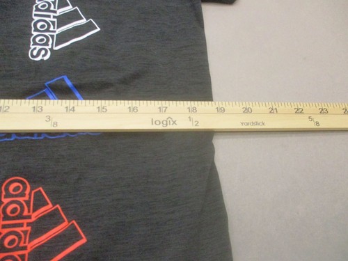 ADIDAS PRIMEGREEN Size XL (18-20) Boys Print Short Sleeve Athletic T-Shirt 536 - Picture 6 of 8