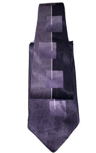 Stacy Adams Men’s Geometric Silk Necktie Handmade USA - Picture 9 of 11