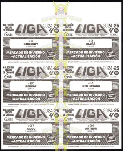 HOJA MERCADO DE INVIERNO + ACTUALIZACION 2024 2025 ⚽ LA LIGA ESTE PANINI 24/25 - Imagen 32 de 38