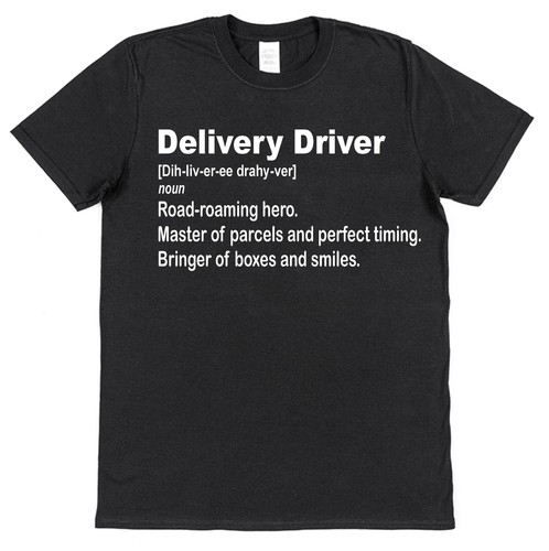 Camiseta Delivery Driver Dictionary Definition Regalo para Mensajero Cartero Logística - Imagen 1 de 5