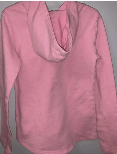 Girls Pink Justice LOVE hoodie-EUC-Size 6 - Picture 4 of 5