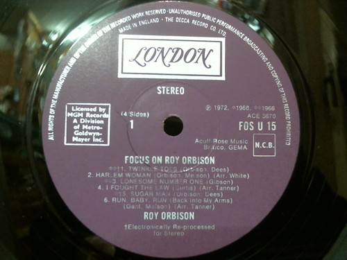 ROY ORBISON Focus On DBL LP UK 1972 Compilation NEAR-MINT! - Picture 8 of 11