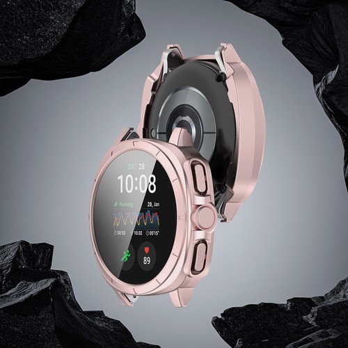 For Samsung Galaxy Watch 7 44mm PC Case+Tempered Glass Screen Protector(Pink) - Zdjęcie 4 z 9
