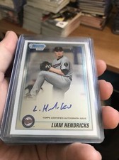 Liam Hendriks 2010 Bowman autograph + Serial numbered lot /150, /500, etc