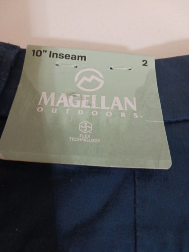 NWT Womens Magellan Outdoors Happy Camper Bermuda Shorts Sz 2 Free Shipping - Picture 3 of 5