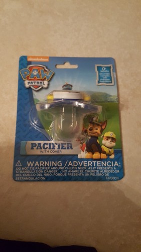 Nickelodeon Paw Patrol Schnuller Silikon BPA frei 0-+ Monate Blau Neu - Bild 1 von 4
