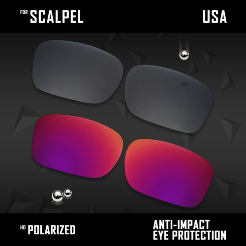 Lote de lentes de repuesto polarizadas antiarañazos para bisturí Oakley OO9095 opciones - Imagen 24 de 37