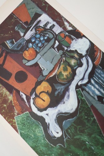Braque’s  “Nature Morte a La Table de Marbre” Still Life Painting Vintage Print - Picture 10 of 10