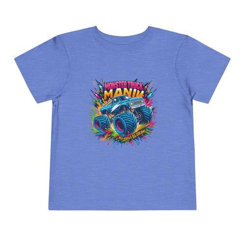 Colorful Monster Truck Toddler Tee, Fun Kids Apparel, Birthday Gift, Playtime - Picture 30 of 53