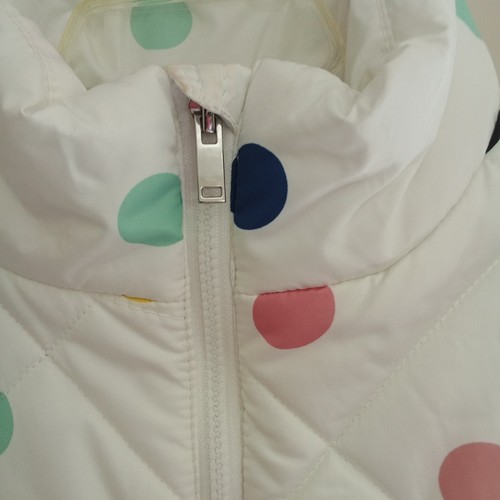 New York And Company Polka Dot Puffer Vest - Picture 3 of 10